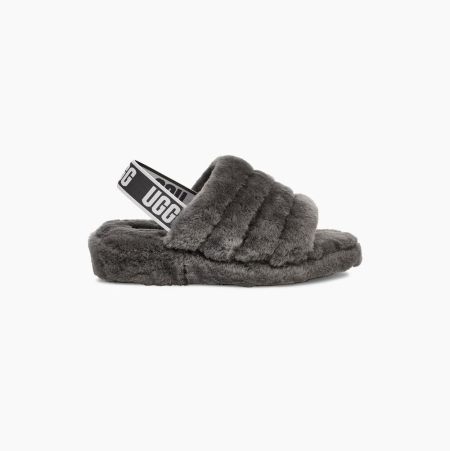 UGG Fluff Yeah - Badesandaler Dame - Dyp Grå (NO-X343)